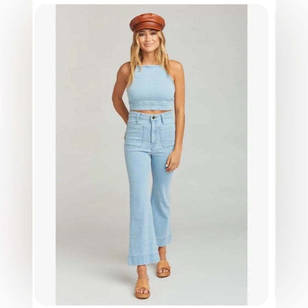 Show Me Your Mumu cropped Farrah Jean size 31